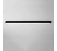 Decorazione minimalista Plafoniera lineare a LED Moderna plafoniera da incasso per corridoio Barra in metallo Nero Apparecchio di illuminazione a striscia lunga Plafoniera da ufficio bianca per cucin
