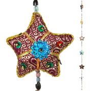 Decorazione Mobile Appeso Con Perline E Campane Fatto A Mano LoudeElephant Star