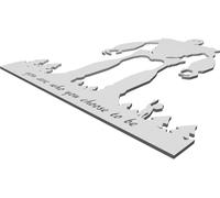 Decorazione Murale 2D Iron Giant - Sei Chi Scegli Di Essere - 2mm