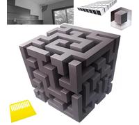 Decorazione Murale 3D Con Illusione Ottica per Angoli, Angoli Impossibili - Un'opera D'arte Che Trasforma La Realtà, Adesivo Murale Grande, Rimovibile E Facile, Pannelli Decorativi Moderni(Pathless)