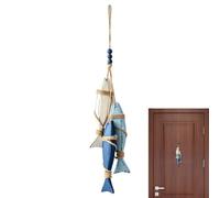 Decorazione murale a forma di pesce in legno Oggetti decorativi per le | Decorazione artistica murale pesce Ideale Per Interni Ed Esterni Porta Camera Dei
