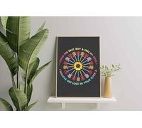 Decorazione murale, arredamento per la casa, decorazione della stanza Datemi il ritmo, ragazzi e liberate la mia anima Voglio perdermi nel vostro rock'n'roll