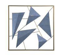 Decorazione murale blu/oro Zinc