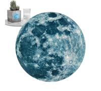 Decorazione murale fluorescente luna adesivi murali tecnologia di stampa HD, autoadesivo, per camera dei bambini, camera da letto, soggiorno, studio