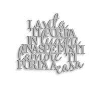 Decorazione Murale Frase Scritta su Legno La Vita Ti Porta in luoghi inaspettati, Scritta in Legno Famiglia casa per Decorare Le pareti