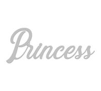 Decorazione Murale in legno Bambini Princess Scritte da parete Arredo Cameretta