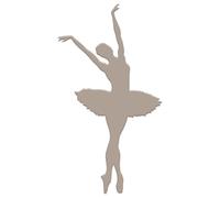 Decorazione Murale in legno Danza Arredo Cameretta Camera Bambini Insegna Casa