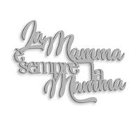 Decorazione murale in Legno La Mamma è Sempre la Mamma Scritta in Legno con Frase - Scritta da Parete Festa della Mamma Fatta a Mano - Arredo per la casa Idea Regalo