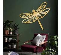 Decorazione murale in Metallo con Libellula in Metallo, Arte con Libellula, Farfalla Libellula, Decorazione Naturale per la casa, Insetto Libellula, Decorazione murale per Esterni,