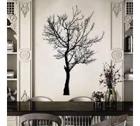 Decorazione murale in Metallo Nero con Uccelli su Ramo di Albero, Decorazione murale Rustica con Albero della Vita in Metallo, Decorazione Artistica con Uccelli, Scultura Moderna per so