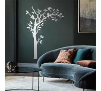 Decorazione murale in Metallo Nero con Uccelli su Ramo di Albero, Decorazione murale Rustica con Albero della Vita in Metallo, Decorazione Artistica con Uccelli, Scultura Moderna per so