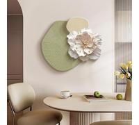 Decorazione Murale, Pittura Con Sculture Murali 3D, Orologio Da Parete Decorativo Moderno Per La Casa, Pittura Decorativa Floreale Per Portico Per Soggiorno, Camera Da Letto(C,53 * 60cm)