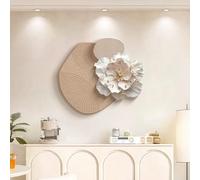 Decorazione Murale, Pittura Con Sculture Murali 3D, Orologio Da Parete Decorativo Moderno Per La Casa, Pittura Decorativa Floreale Per Portico Per Soggiorno, Camera Da Letto(A,36 * 40cm)