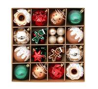 Decorazione natalizia: 42 squisite palline magenta, verde e oro, set di ciondoli per tree, The Best Holiday Delight