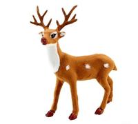 Decorazione natalizia a forma di alce per migliorare l'atmosfera delle vacanze in qualsiasi spazio (25 cm)