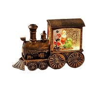 Decorazione Natalizia a Forma di Babbo Natale sul Treno, Delicata Decorazione a Forma di Babbo Natale e Pupazzo di Neve, Adatta Come Regalo per Occasioni Speciali, Ufficio, Decorazione Natalizia