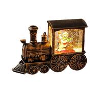 Decorazione Natalizia a Forma di Babbo Natale sul Treno, Delicata Decorazione a Forma di Babbo Natale e Pupazzo di Neve, Adatta Come Regalo per Occasioni Speciali, Ufficio, Decorazione Natalizia