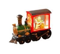 Decorazione Natalizia a Forma di Babbo Natale sul Treno, Delicata Decorazione a Forma di Babbo Natale e Pupazzo di Neve, Adatta Come Regalo per Occasioni Speciali, Ufficio, Decorazione Natalizia