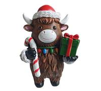 Decorazione natalizia a forma di delle Highland, decorazione per la casa, rustica, graziosa decorazione per dormitorio, casale, bagno, aula, cucina, cameretta dei bambini, camera da letto