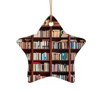Decorazione natalizia a forma di libri, decorazione per albero di Natale, calza della Befana, idea regalo festiva, regalo per gli amici