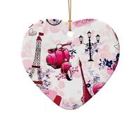 Decorazione natalizia a forma di Torre Eiffel di Parigi, decorazione per albero di Natale, calza della Befana, idea regalo per gli amici