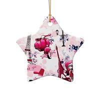 Decorazione natalizia a forma di Torre Eiffel di Parigi, decorazione per albero di Natale, calza della Befana, idea regalo per gli amici