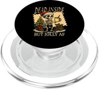 Decorazione natalizia a forma di zabaione Dead Inside But Jolly Skeleton PopSockets PopGrip per MagSafe