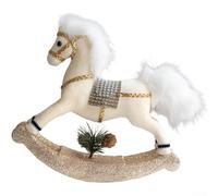 Decorazione natalizia a giostra, con dettagli rotanti, struttura in schiuma leggera, per albero da appendere o decorare la scrivania e la finestra (B)