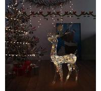 Decorazione Natalizia Acrilico Renna 140 LED 128 cm Multicolore