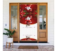 Decorazione natalizia adorabile Babbo Natale che tiene regalo decorativo per le vacanze, perfetto per decorazioni natalizie interne ed esterne