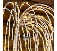 DECORAZIONE NATALIZIA CASCATA DI LUCI 288 LED h 140 Cm COLORE BIANCO CALDO [EEK: Conforme]