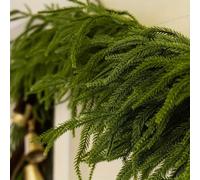 Decorazione Natalizia Centrotavola in Rattan 180 cm Leggero e Flessibile