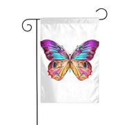 Decorazione natalizia colorata con stampa a farfalla, resistente allo sbiadimento, invernale, prato, portico, patio, decorazione esterna