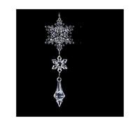 Decorazione natalizia con gocce di ghiacciolo in acrilico trasparente da 3 pezzi(TypeC)