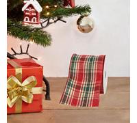 Decorazione natalizia con nastro per composizioni floreali per le feste,