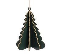 Decorazione natalizia da appendere a forma di abete verde