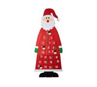 DECORAZIONE NATALIZIA DAM DMBA0147C50 - Rosso, Feltro, 115 cm, design Babbo Natale