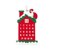 DECORAZIONE NATALIZIA DAM DMBA0148C50V2 - Rosso, 59 cm, design casa con Babbo Natale