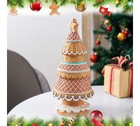 Decorazione natalizia di pan di zenzero, statuine albero pan zenzero per il