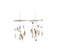 Decorazione Natalizia DKD Home Decor Legno [2 Unità] [41 x 41 x 40 cm]