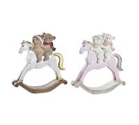 Decorazione Natalizia DKD Home Decor Resina [14 x 4,5 x 15 cm] [2 Unità]