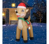 Decorazione natalizia gonfiabile a forma di renna, decorazione natalizia,