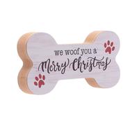 Decorazione Natalizia In Legno A Forma Di Osso Per Cani - Scegli