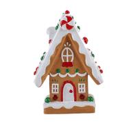 Decorazione natalizia in miniatura a forma di casetta di pan zenzero per