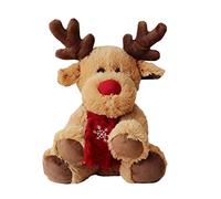 Decorazione natalizia, peluche a forma di alce, giocattolo divertente, regalo divertente, Babbo Natale, alce, peluche morbido, giocattolo per la casa, per il desktop