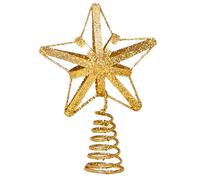 Decorazione Natalizia Per Albero 13Cm Stella Glitter - Scegli Colore