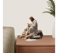 Decorazione natalizia per la tavola con l'agnello di Gesù. Decorazione