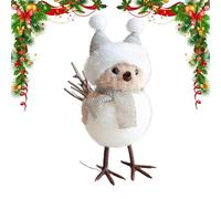 Decorazione natalizia per l'albero di Natale | Decorazioni per le vacanze | Ciondolo di Natale in schiuma nel design degli uccelli, per davanzale della finestra, balconi, porte, pareti, giardini