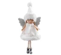 Decorazione Natalizia per Ragazza Angelo | Ornamento di Peluche per Albero di Natale - Decorazioni Fatte a Mano per Uffici