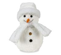 Decorazione natalizia Pupazzo di Neve in peluche Idea Regalo Natale Casa 4795